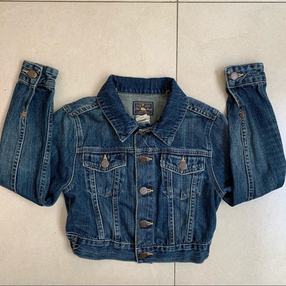 Ralph Lauren Kids Cropped Denim Jacket Size 8